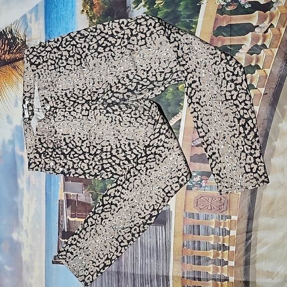 7 For All‎ Mankind Cheetah Print Pants Size 28 - Picture 1 of 8